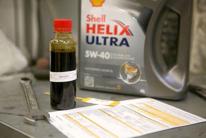 Тест моторного масла Shell Helix Ultra