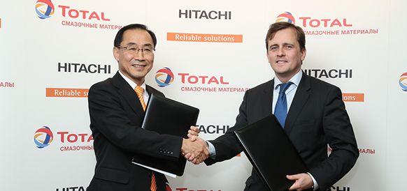 Total начинает производство смазочных материалов для Hitachi